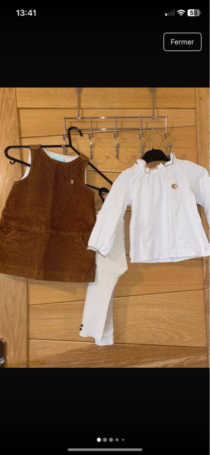 Ensemble fille 3 pièces- 24 mois obaibi