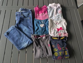 Lot vêtements mi saison hiver fille 6 ans