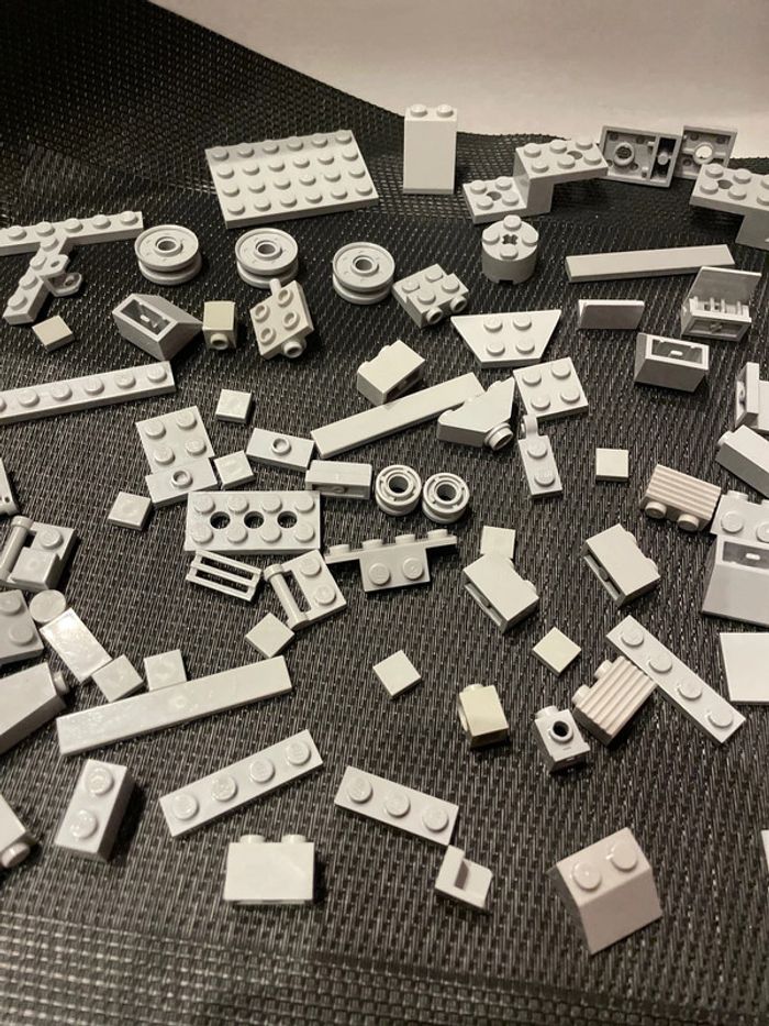 Lego lot vrac gris clair officiel pièces détachées caserne star wars Harry Potter city - photo numéro 6