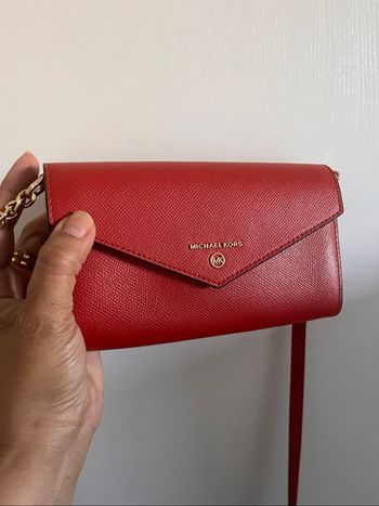 Sac pochette MK terracota