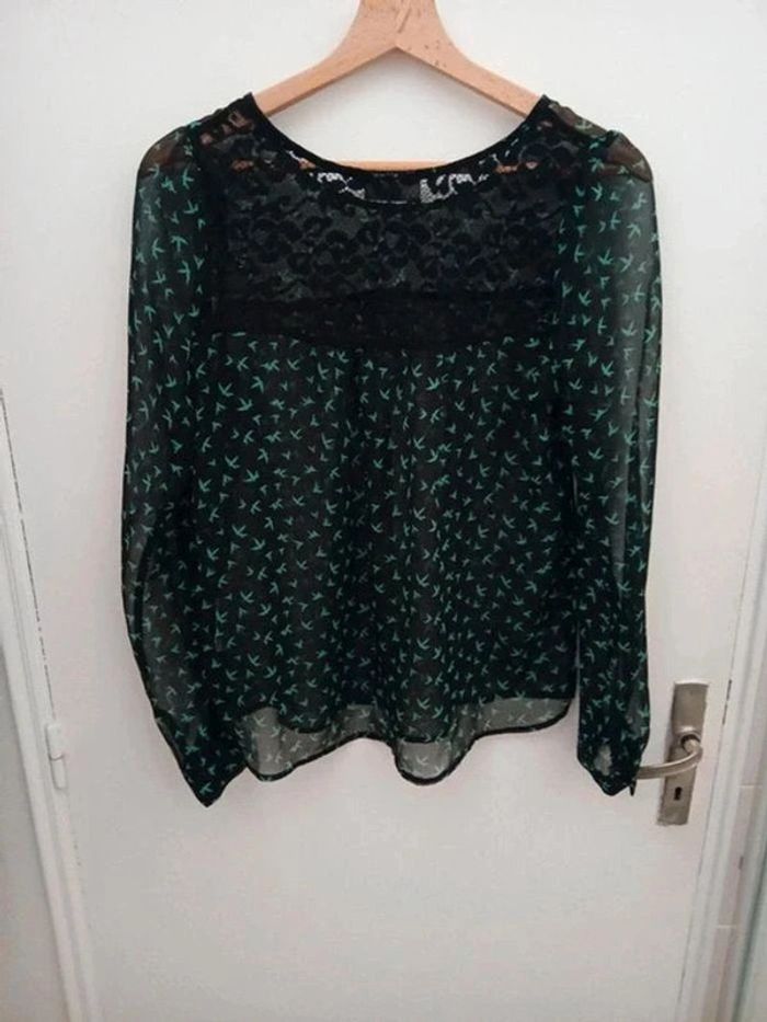 Blouse motifs oiseaux - C&A - 36 - photo numéro 2
