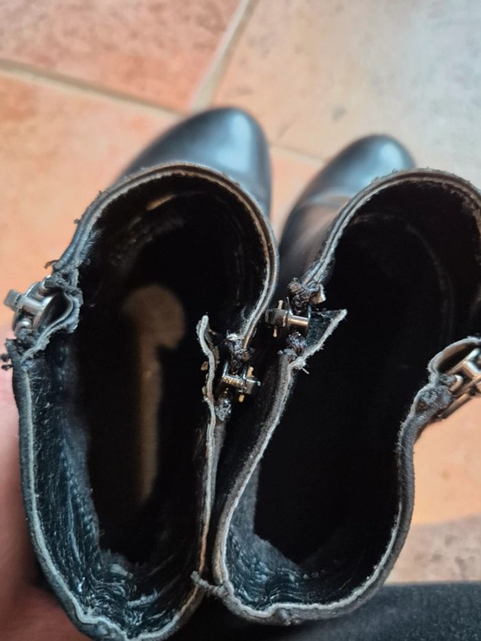 Bottines à talon femme noires - photo numéro 5