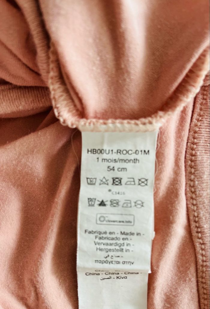 Lot de 2 body « orchestra » T1 mois - photo numéro 3