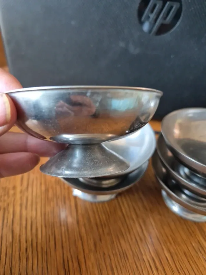 lot de 6 coupes en inox - photo numéro 4