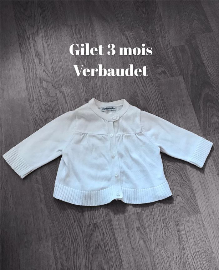 Gilet 3 mois verbaudet
