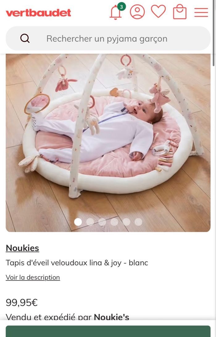 Tapis d’éveil Lina & Joy Nookie’s - photo numéro 4