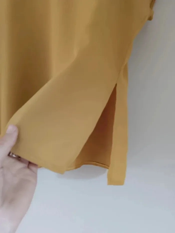 T-shirt jaune moutarde Picwick - photo numéro 5