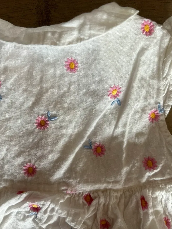 Robe en gaze de coton sergent major - photo numéro 4