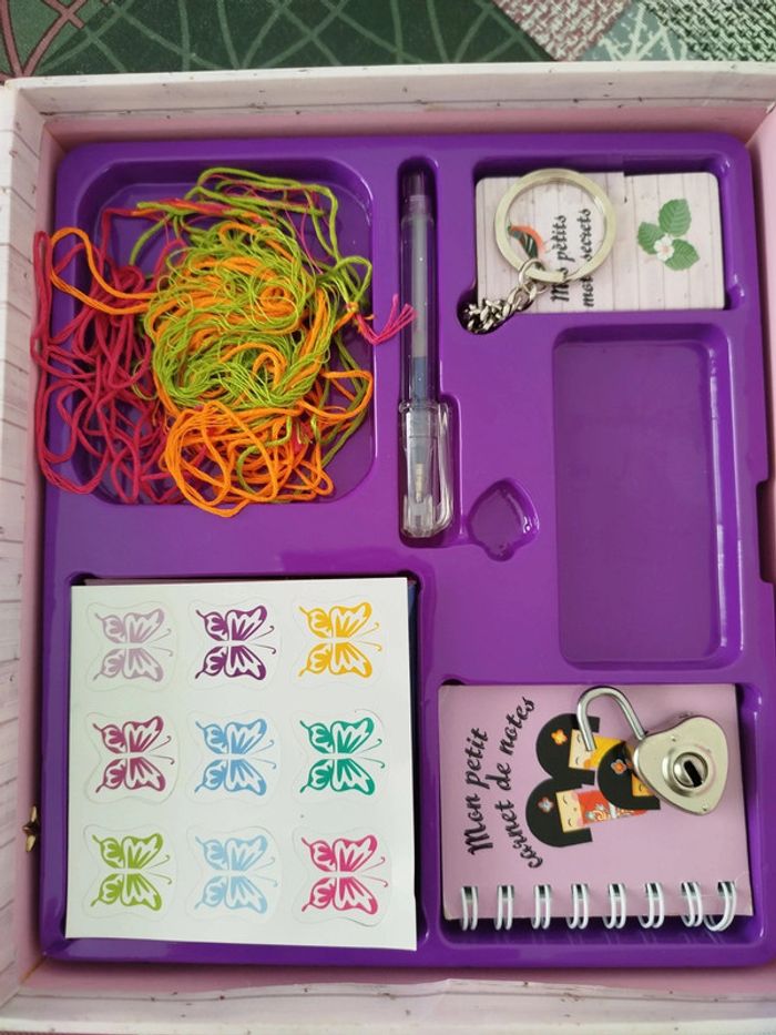 Boite secret pour filles avec petit cadenas - photo numéro 2
