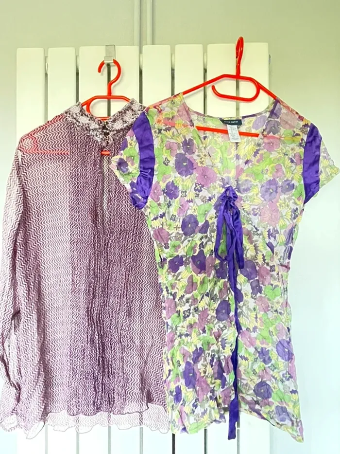 Deux blouses en soie - photo numéro 4