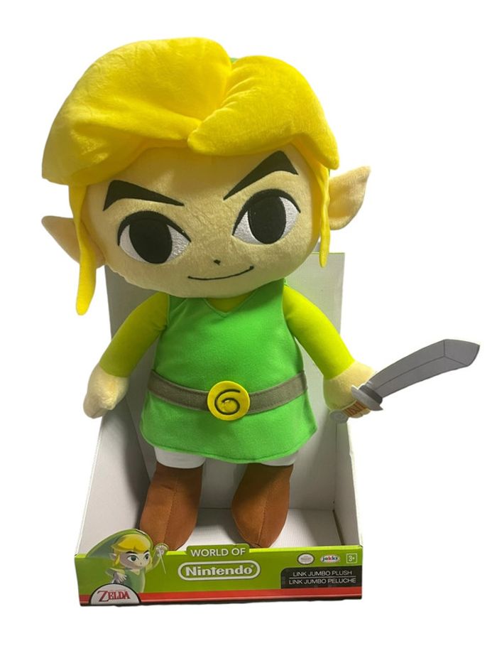 Peluche The Legend Of Zelda Link Jumbo 50 cm Jakks Pacific neuf
