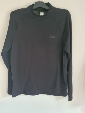 T-shirt noir manches longues Wed'ze / Taille XL