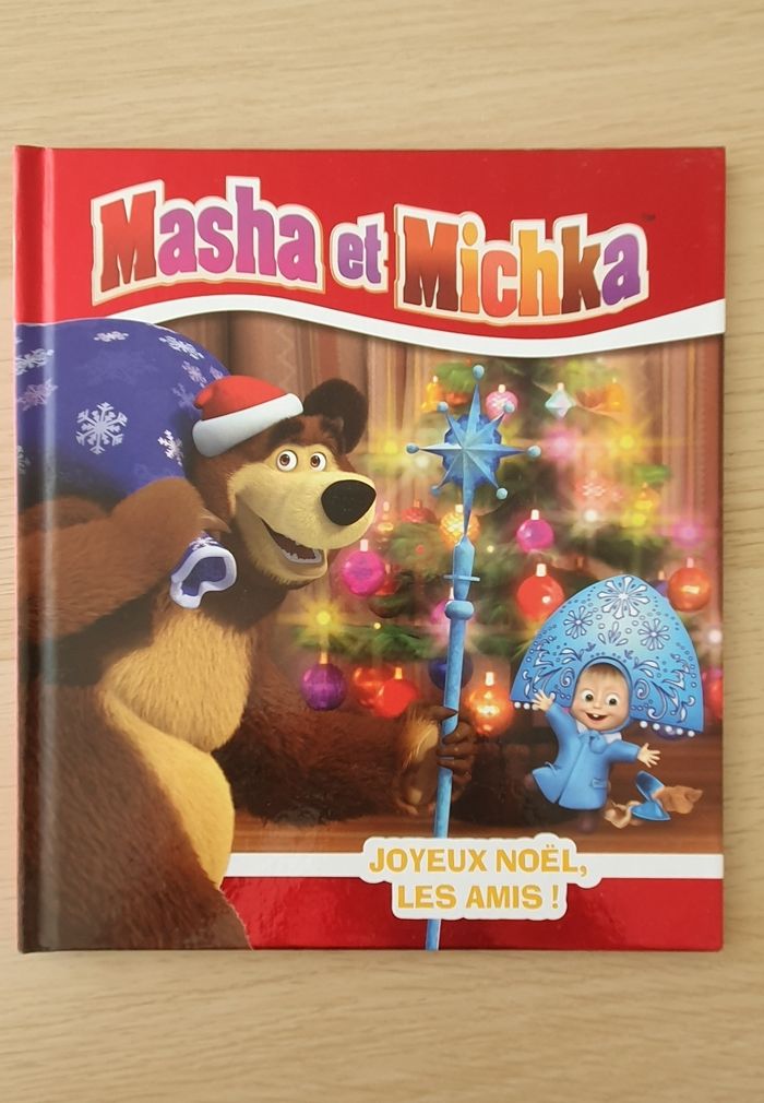 Livre Masha & Michka 
"Joyeux Noël, les amis !"