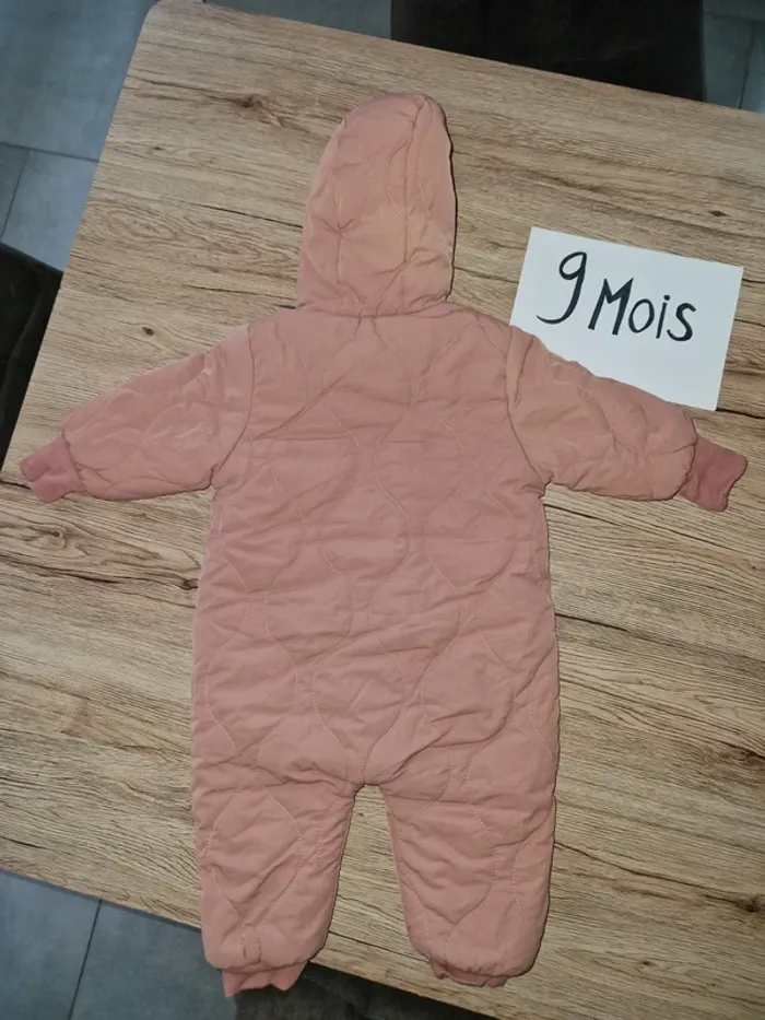 Manteau combinaison fille 9 mois - photo numéro 7