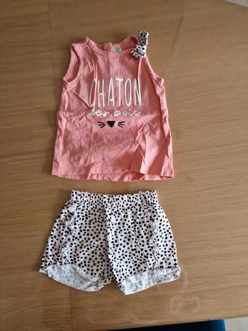 Ensemble pyjama 9 mois été fille