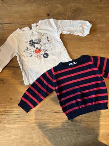 Lot t shirt manches longues 