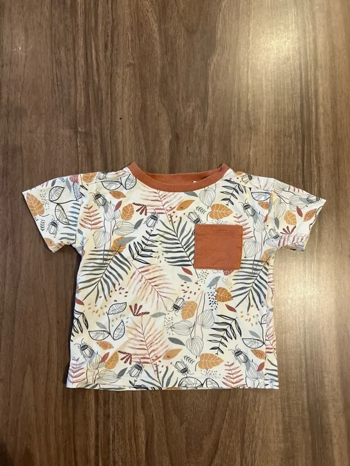 Tee shirt manche courte 24 mois