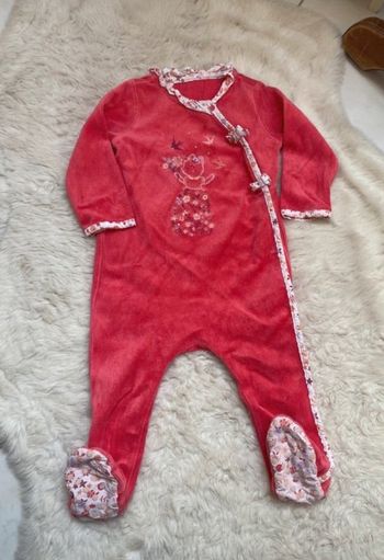 Pyjama fleuri pressions devant 12 mois Sergent Major