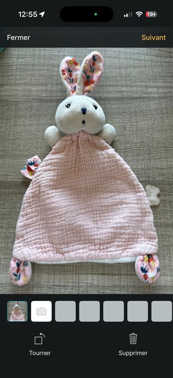 Kaloo doudou plat coquelicot j