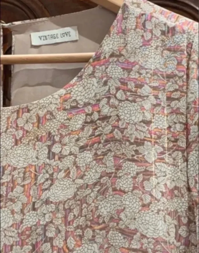 Superbe robe fluide neuve Vintage Love 🌸 38 40 M L - photo numéro 2