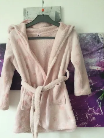 Robe de chambre peignoir doux 4 ans