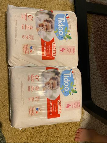 Lot couches culottes Tidoo taille 4