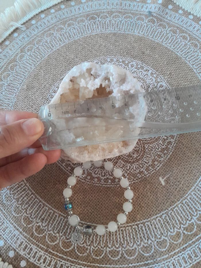 Bracelet naturel et géode quartz naturelle 🌺 - photo numéro 5