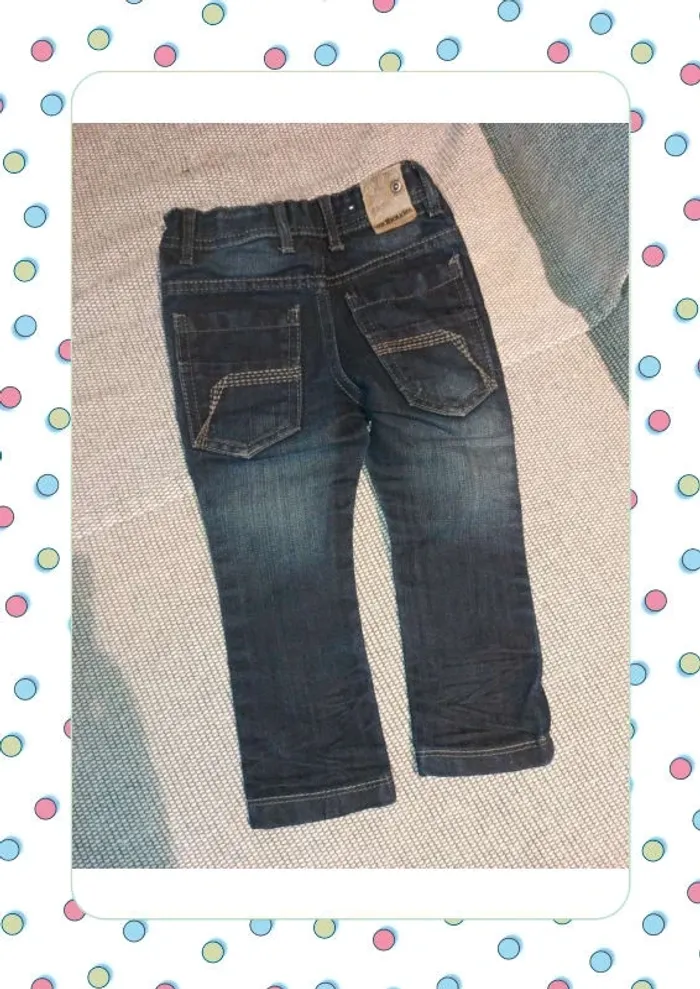 Jeans slim fit bleu foncé - photo numéro 4