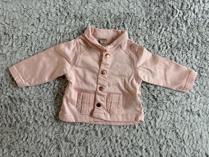 Veste en jean rose - photo numéro 2