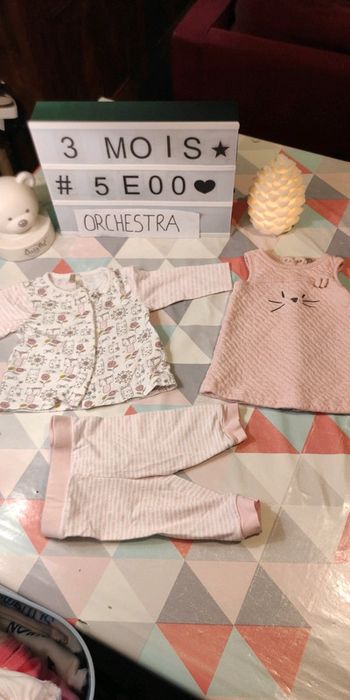 Robe t-shirt legging 3 mois 😺