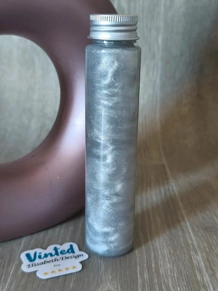 Tube sensoriel sensorielle magique argenté retour au calme - photo numéro 7