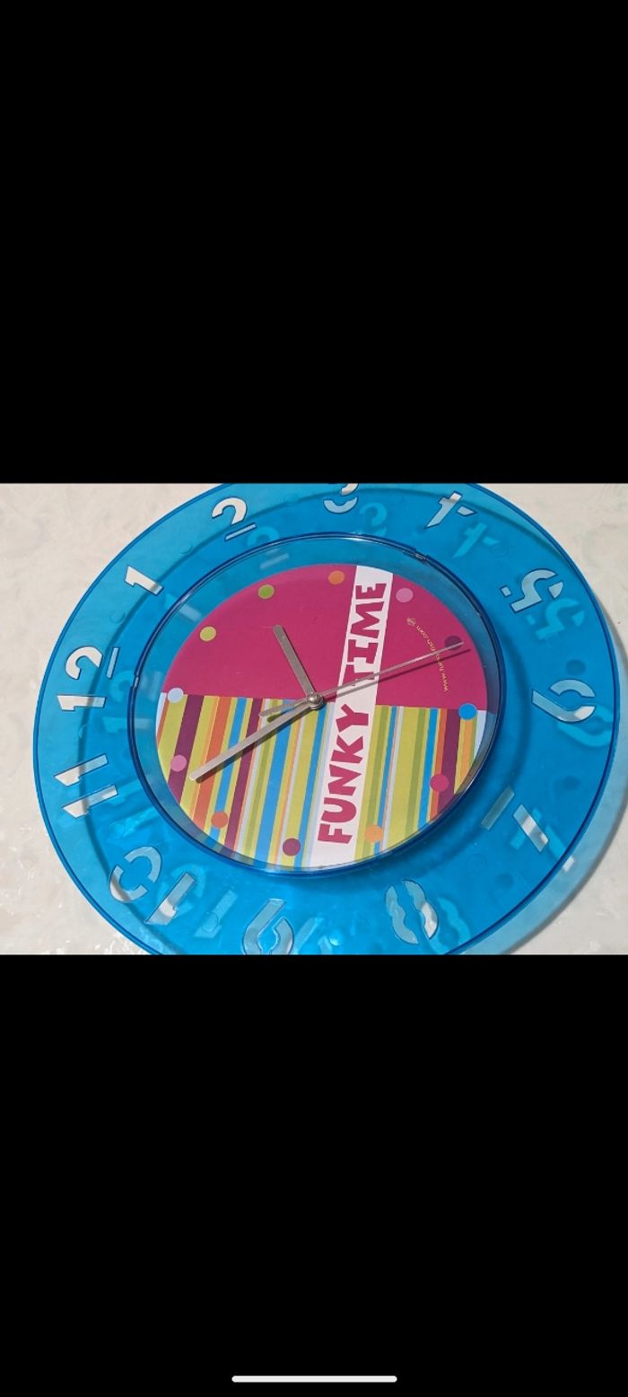 Magnifique Horloge Vintage Funky Time. - photo numéro 4