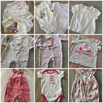 Lot bébé fille 1 mois.