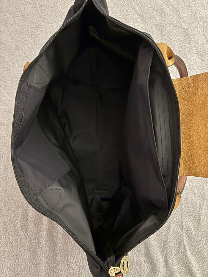 Sac long champs taille L noir et marron - photo numéro 5