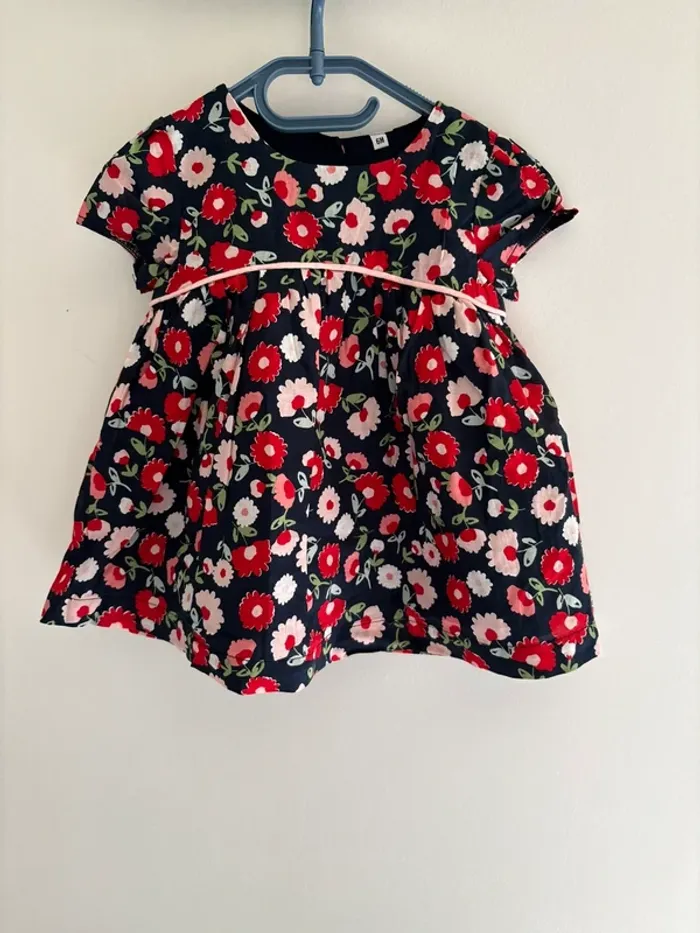 Robe fleurie doublée