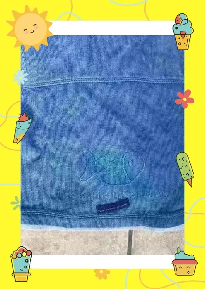 Gilet zippé à capuche bleue Sergent Major 12 mois - photo numéro 6