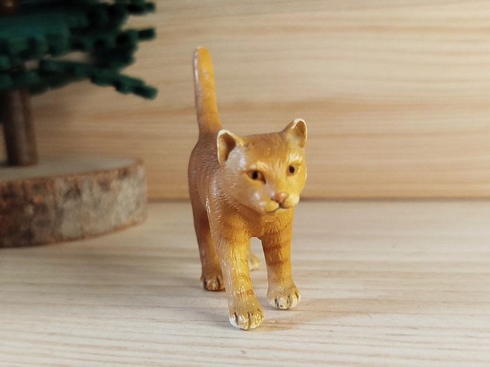 Schleich chat roux Figurine animal domestique