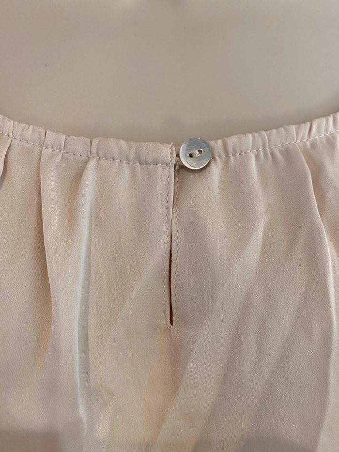 Blouse esprit taille 40 beige crème - photo numéro 8