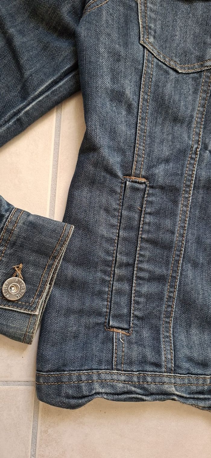 Veste en jean KIABI bleue XS 14 ans - photo numéro 6