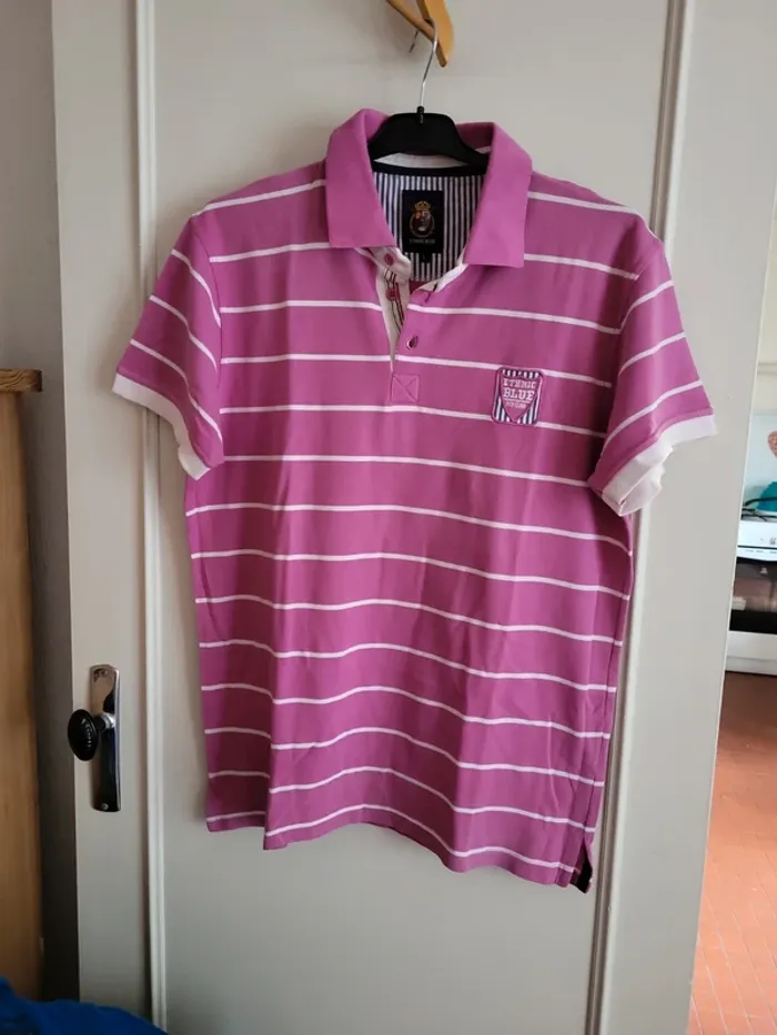 Polo ethnic blue