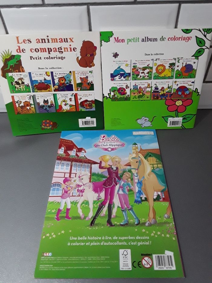 Lot de 3 livres de coloriages neufs - photo numéro 2