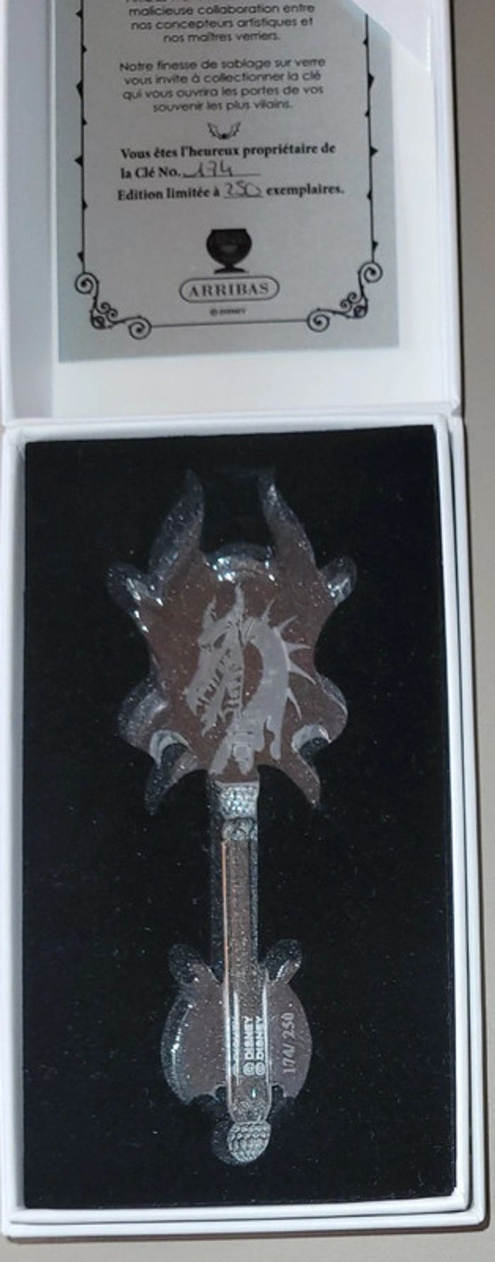 Cle key llave arribas le dragon de la belle au bois dormant disney - photo numéro 4