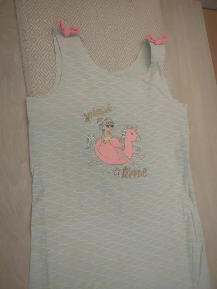 Chemise de nuit sirene licorne 12 ans - photo numéro 2