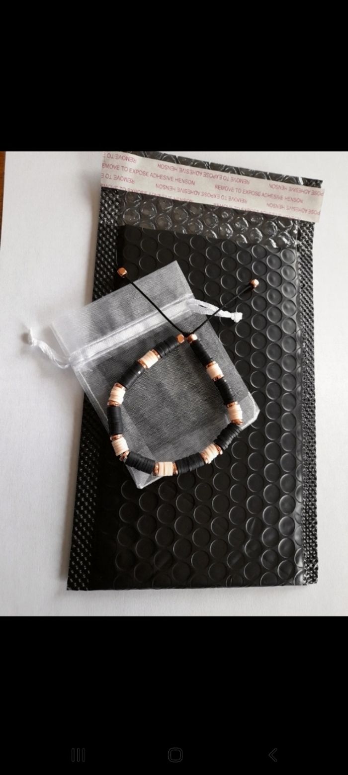 Bracelet perles heishi - photo numéro 9