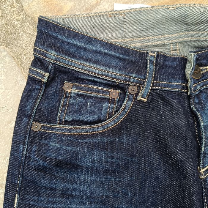 Jeans taille basse coupe droite School Rag Neuf taille 34 FR Bleu Indigo - photo numéro 6