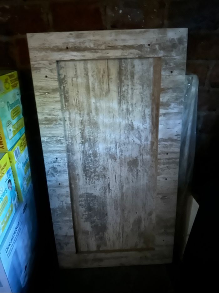Table basse bois et blanc - photo numéro 2