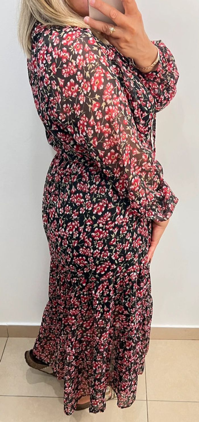 🌹 Robe longue fleurie Lefties Taille L - photo numéro 7