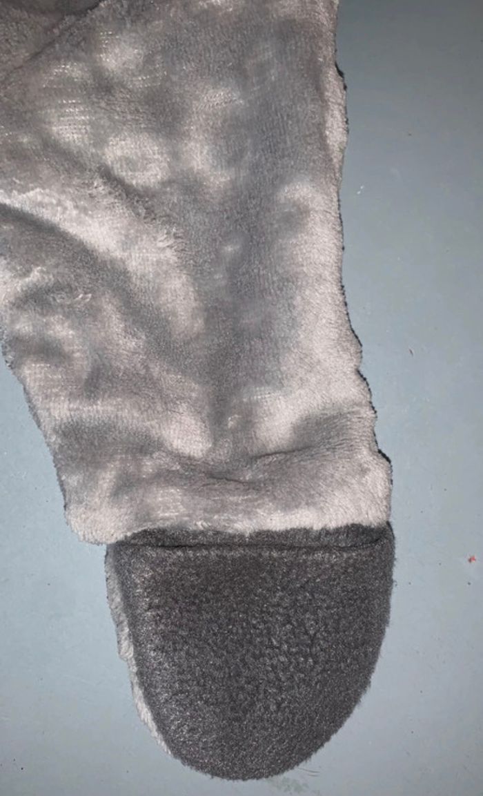 Combinaison polaire orchestra fourrée grise pingouin 🐧 taille 0 naissance - photo numéro 4