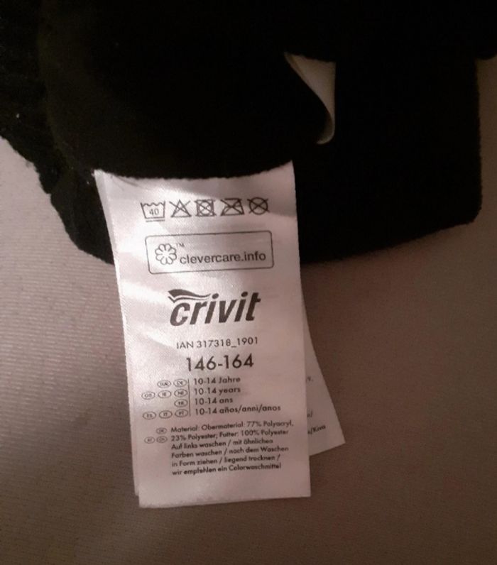 Bonnet en laine intérieur polaire T. 10-14 ans - photo numéro 4