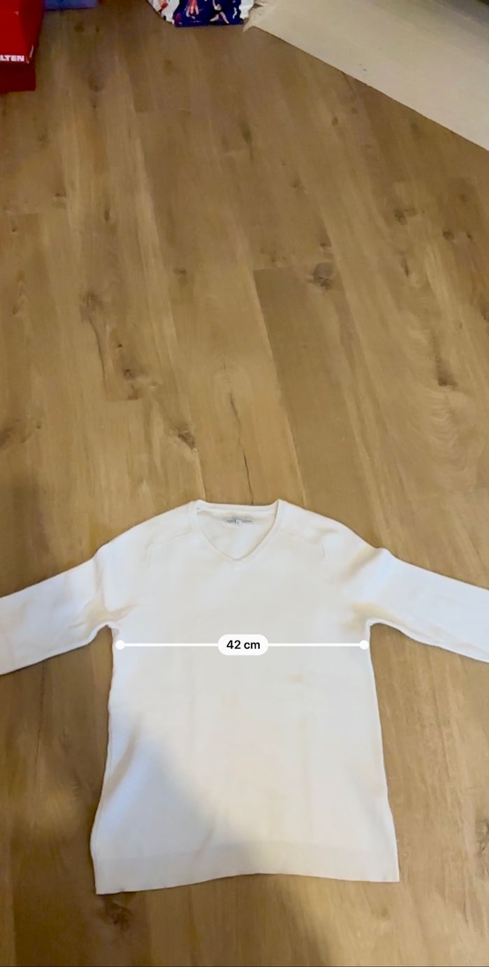 💜 Pull blanc Jules taille M 💜 - photo numéro 9